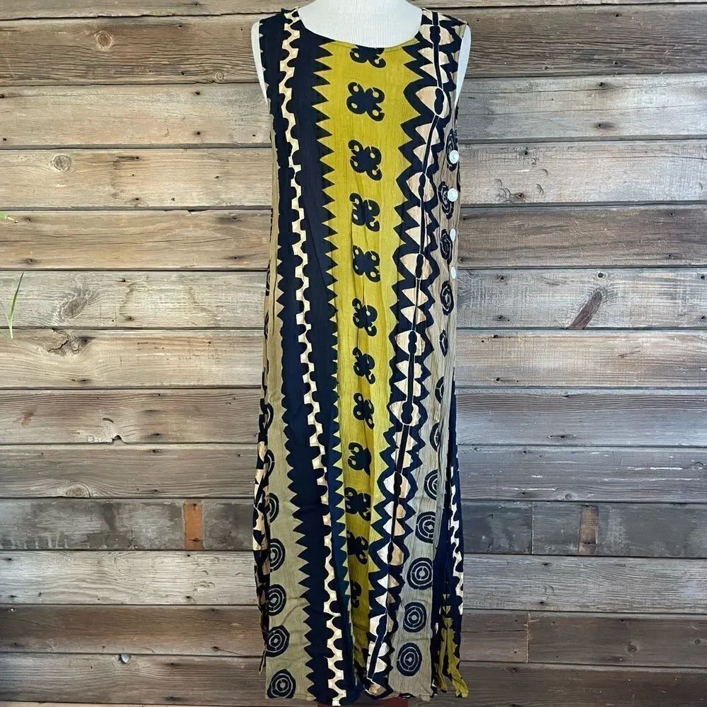 La Cera Sleeveless Maxi Dress Size S EUC